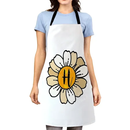 

Aesthetic Women kitchen apron kids original Children Waterproof girl fashionable princess waiter work apron oil proof letter