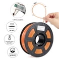 thumbnail image 3 of iSANMATE 1KG ASA 3D Printer Filament, 1.75mm Gradient Yellow Orange Brown, UV Resistance, Low Odor, ±0.02mm for FDM 3D Printers, 3 of 7