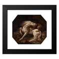 thumbnail image 2 of George Stubbs 14x12 Black Modern Framed Museum Art Print Titled - Horse Attacked by a Lion (Between 1768 and 1769), 2 of 5