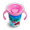 thumbnail image 2 of Munchkin Miracle 360 Wildlove Trainer Cup, 6 oz, paquete de 2, tigre/rinoceronte, 2 of 3