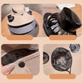 thumbnail image 4 of LOWLHOME Wide Brim Solar/USB Powered Fan Hat,Adjustable Visor Outdoor Bucket Hat,Outdoor Sun Hats for Men Women Fishing Hat with Removable & USB Charging Fan(Khaki), 4 of 6