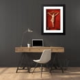 thumbnail image 4 of Prospero Mallerini 18x24 Black Modern Framed Museum Art Print Titled - Trompe-L'Oeil with a Crucifix, 4 of 5