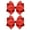 Red, variant on Glitter Navy Blue Ribbon Hair Bows for Girls 2pcs 4in Sparkly Sequin Cheer Bow Alligator Clips for Teens Toddler Kids School Uniform Dance Wedding Dress Accessory Birthday Gift Red