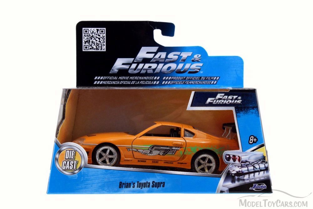 Brians Toyota Supra, Orange - Jada 97345 - 1/32 Chile | Ubuy