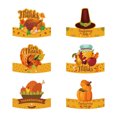 thumbnail image 3 of Lilixerw Clearance 6pcs Thanksgiving Hats,Fall Craft Celebration Party Hat Kit,for Thanksgiving Party Supply, 3 of 5
