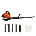 thumbnail image 2 of Floseru 52CC Gas Leaf Blower, 1.7 HP Backpack Blower with 550 CFM Air Volume and 200 MPH Wind Speed, Powerful 2 Stroke Engine for Heavy-Duty Lawn, Yard, and Parking Lot Cleanup, 2 of 10