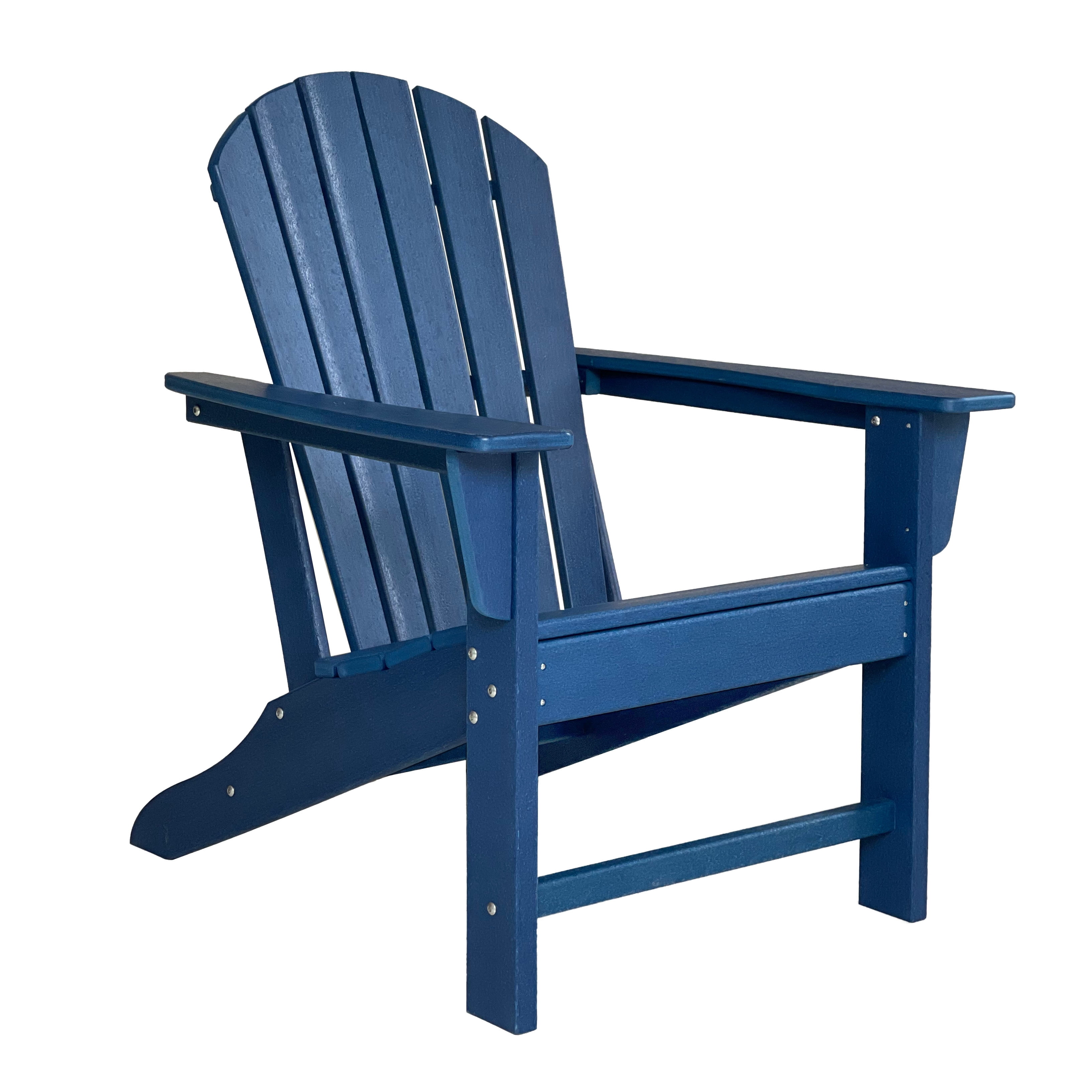 pool blue plastic adirondack chairs