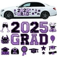 thumbnail image 1 of 2025 Graduation Travel Stickers Festive Car Body Decorations Magnet for Celebrating Graduates Perfect for Class of 2025! Unique and Designs!, 1 of 6