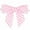 Pink, variant on Weststone 50pcs Satin Red Dotted Hearts Bows 3 1/2" Span x 2" Tail, Ribbon Width 1", Pre-Tied Bows or Self-Adhesive Bows