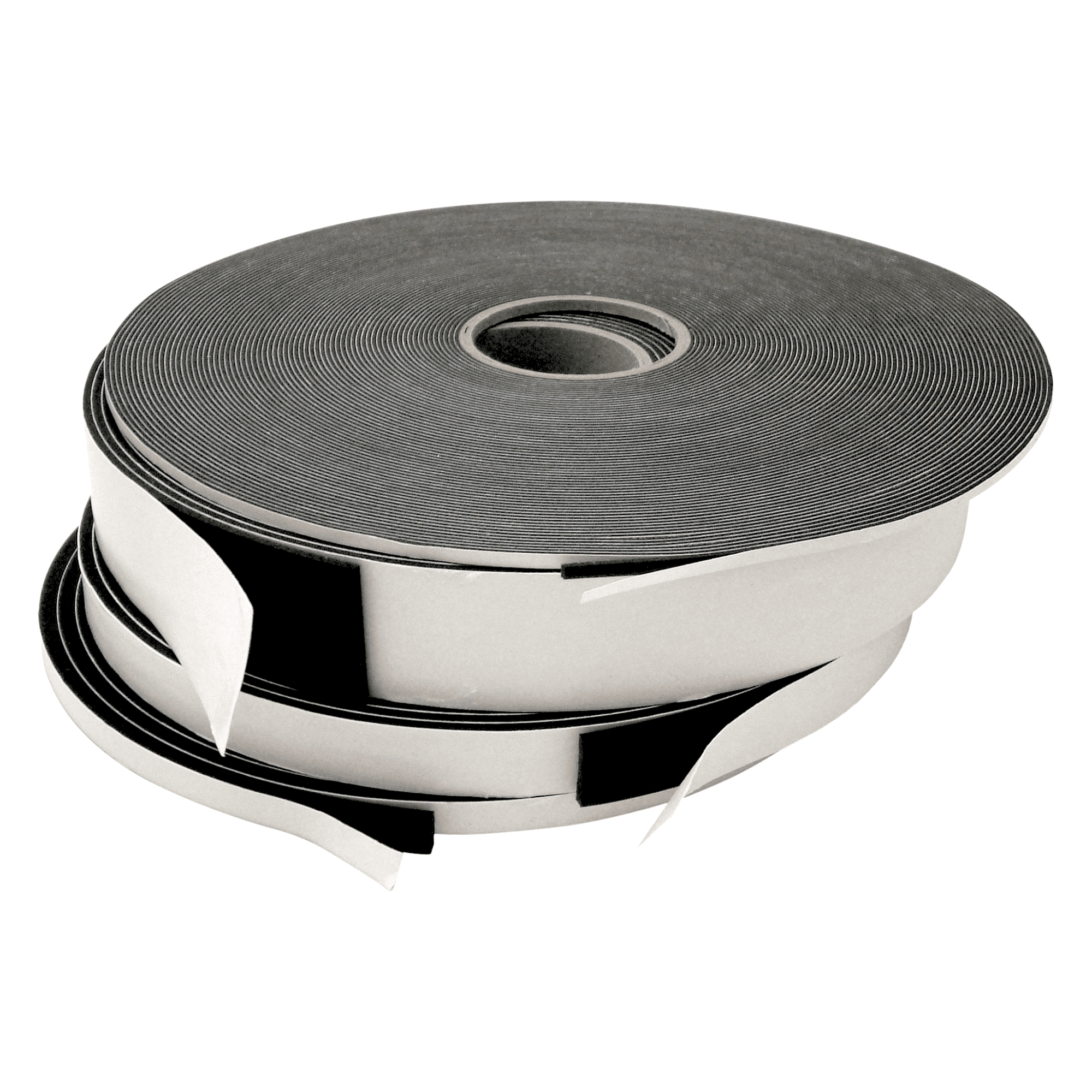 JVCC Medium-Density PVC Foam Tape [Single-Sided, Closed Cell] (SCF-02): 3/8 in. x 420 in. x 1/4 in. thick (Black)