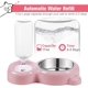 thumbnail image 3 of Cuenco doble para perros y gatos, juego de cuencos de agua y comida para mascotas, cuenco extraíble de acero inoxidable con botella dispensadora de agua automática para perros y gatos perros pequeños, 3 of 4