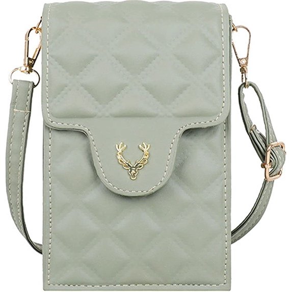 YOUI-GIFTS Crossbody Phone Bag Lattice Cell Phone Purse Wallet for Women PU Leather Shoulder Bag Handbag