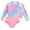 Leopard Pink, variant on WIBACKER Girls Rash Guard Set Long Sleeve Two Piece Swimsuit with Bikini UPF 50+ Sun Protection for Girls 4-7 Years