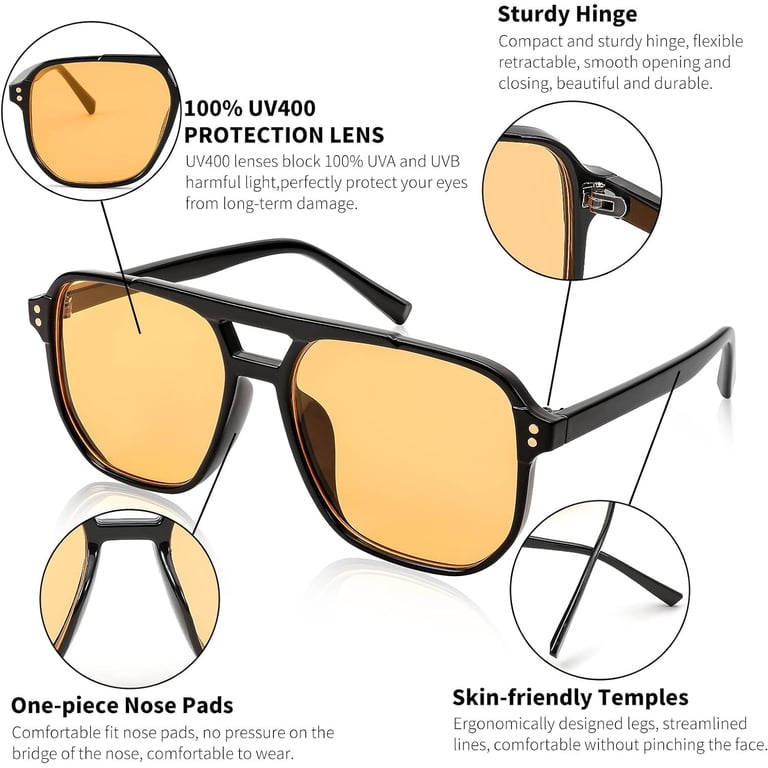 Sunglasses Men Women Driver Shades Male Vintage Su... – Grandado