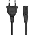 thumbnail image 2 of Cable de alimentación C7 2 pines Ps5 Ps4 Ps3, cable de alimentación bipolar de 1,5 m para Hp Canon, 2 of 5