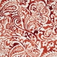thumbnail image 4 of Better Homes & Gardens Oversized Throw, Red Paisley, Polyester, Machine Washable, 50"x72", 4 of 5