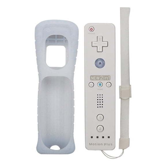 Bearachild Mando a distancia para Wii Materiales remotos Siéntete bien experiencia de juego Mando inalámbrico compatible Controles remotos blanco