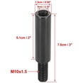 thumbnail image 3 of Youkk Metal Improve Gear Lever Reach Aluminum Alloy Shifter Extension Rod Fit For Easy To Install 1Set, 3 of 6