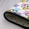 thumbnail image 5 of Shaggy Area Rug, Floral checkered Plaid Rugs for Living Room Bedroom Non Slip Door Mat Indoor Carpet Machine Washable Nursery Home Decor Floor Mats for Entryway 60x39in, 5 of 5