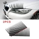thumbnail image 1 of Paquete de 2 pegatinas de pestañas para faros delanteros de coche, pegatinas decorativas impermeables para pestañas postizas, faros delanteros para coche JAMW Sencillez, 1 of 5