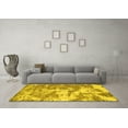 thumbnail image 3 of Ahgly Company Indoor Rectangle Abstract Yellow Modern Area Rugs, 7' x 9', 3 of 4