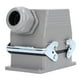 thumbnail image 1 of Conector resistente Conector de carga pesada Rectangular Industrial Impermeable 16A 500V HDC-HE-032-1-PG29, 1 of 8