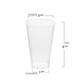 thumbnail image 6 of Smarty 10 oz. Clear Square Plastic Cup 336ct, 6 of 8