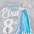 thumbnail image 3 of Frozen Garçons/filles Bright Like Elsa Heather Chandail à Capuche 8e Anniversaire, 3 of 4