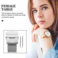 thumbnail image 5 of WORGEOUS  Watch Band Bezel Double Push Metal Buckle Replacement Clasp, 5 of 8