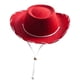 thumbnail image 3 of Sombrero de vaquero de fieltro Sunnimix 2 uds con cuerda, 3 of 8