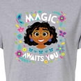 thumbnail image 3 of Encanto - Magic Awaits You - Juniors Cropped Cotton Blend T-Shirt, 3 of 5