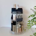 thumbnail image 3 of Household Cosmetic Storage Rack, PS Practical Household Cosmetic Organizer  for Home Milky White,Transparent, 3 of 7