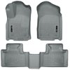 Husky Liners Weatherbeater Series Front & 2nd Seat Floor Liners 99052 Grey Fits select: 2011-2015 JEEP GRAND CHEROKEE, 2011-2015 DODGE DURANGO