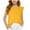 Yellow, variant on Diufon Girls Cap Sleeve Summer Tops Casual Crewneck Loose Tshirts Solid Color Tunic Cute Shirts for Kids