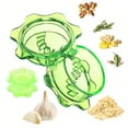 thumbnail image 4 of Shoreew Garlic Mincer Portable Manual Garlic Press for Quick Meal Prep Translucent Kitchen Tool for Garlic Ginger Herbs Nuts, 4 of 7