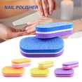 thumbnail image 1 of 10Pcs Nail Files Vibrant Color Compact Size Labor-saving Smooth Edge Multipurpose Trim Nails Portable Nail File Fingernail Toenail Polishing Block Tools Nail Supplies, 1 of 8