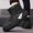 Black, variant on Men Waterproof Puffy Platform Snow Ankle Boots, Fully Fleece Lined Color Block Short Booties, Non-Slip Thick Lug Sole Warm Winter Shoes Khaki 9.5(43)