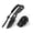 Black, variant on FLISSA Fixed Blade Knife, 7 Inch Full Tang Hunting Knife with Kydex Sheath and Emergency Rope, Tactical Knife with G10 Handle for Survival, Camping, Hiking(Black)