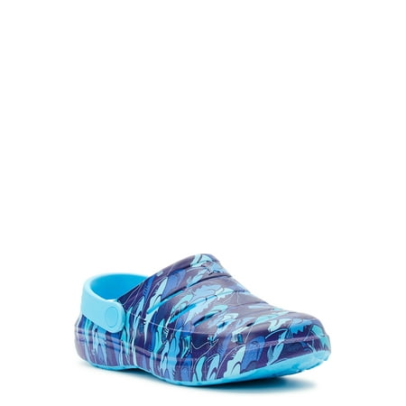 

Rugged Shark Little and Big Boys Shark Week Comfort Clog Shoes