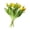 A006- Style F, variant on Artificial Tulips 7 Heads Short Stem Fake Flowers For Home Living Room Decor 1 Piece