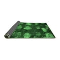 thumbnail image 2 of Ahgly Company Indoor Rectangle Abstract Emerald Green Modern Area Rugs, 2' x 4', 2 of 4