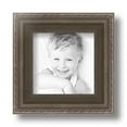 thumbnail image 2 of ArtToFrames 5x5 Inch Muted Silver Picture Frame, This Silver Wood Poster Frame is Great for Your Art or Photos, Comes with Regular Glass (4626), 2 of 8