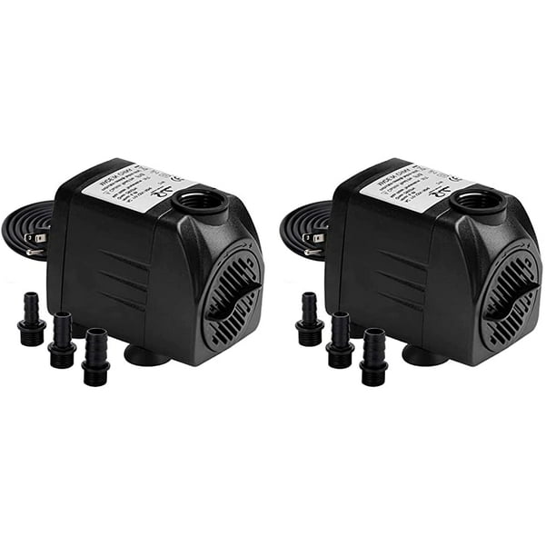Bomba de agua Simple Deluxe, 290 GPH, 21 W, cabezal de potencia sumergible