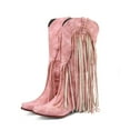 thumbnail image 5 of Pink Women Slouch Boots Foldable Top Comfortable For Casual Outings, 5 of 6
