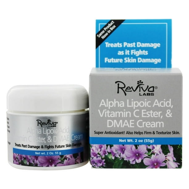 Reviva Labs Alpha Lipoic Acid + Vitamin C + Ester DMAE Créme 2 oz