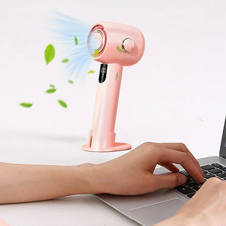 

sdhkgrrt Clearance New High-speed Turbine Handheld Fan USB Mini Portable Rechargeable Student Desktop Small Electric Fan Lightning Deals Of The Day Weekly Deals