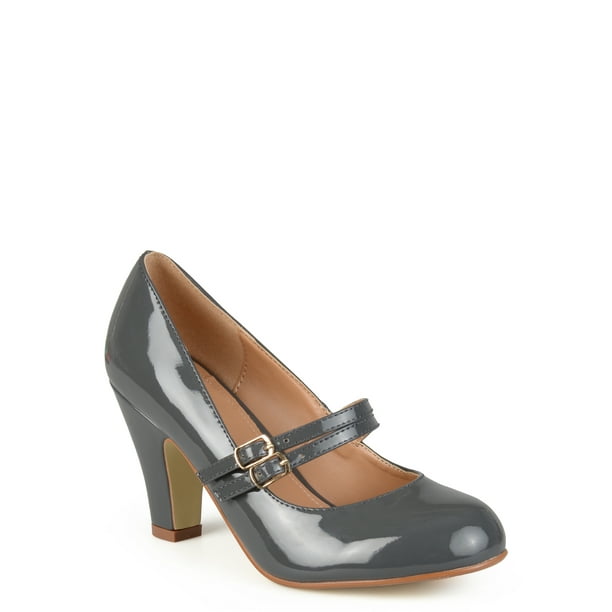 wide width patent leather pumps