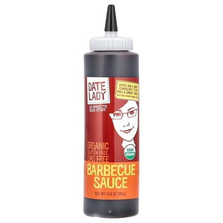 Date Lady Organic BBQ Sauce | Gluten Free  No Corn Syrup or Cane Sugar (14.5 oz)