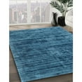 thumbnail image 2 of Ahgly Company Indoor Rectangle Contemporary Blue Ivy Blue Abstract Area Rugs, 3' x 5', 2 of 6