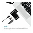 thumbnail image 3 of 180° Rotatable 3-Port USB Hub, High Speed Data Transfer USB Splitter Expander Adapter for Laptop PC ,Powerful Charging, 3 of 5